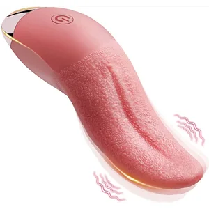 Realistic Tongue Licking Vibrator for Women G Spot Clitoris Nipple Stimulator Blowjob Vagin Massager Masturbator Sex Toys Adult