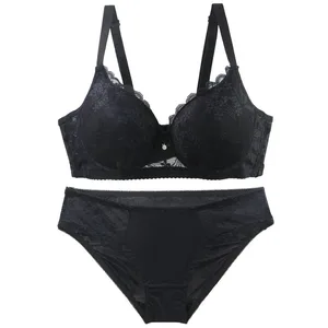DaiNaFang Verzamel Anti Zijborst BH-sets Dunne Mold Cup-ondergoed voor dames Ademende zweetabsorptie BC-lingerie