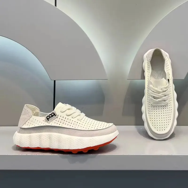 New Summer Men Chunky Platform Sneakers Breathable Running Shoes Casual Shoes Non Slip Male Outdoor Walking Jogging Footwear