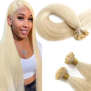 Remy Hair 30 Inch Real Remy Flat Tip Human Hair Extension Silkeagtig Lige Mørkebrun Pre Bonded Keratin Fusion Hair 50 tråde