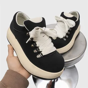 High Quality Men's Chunky Sneakers Skate Shoes Oversized Toe Casual Sneakers Comfortable Platform Shoes Footwear for Students
