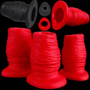 Hollow Butt Plug Silicone Malaking Anal Plug Speculum Peep Sex Toys Para sa Babae Mga Lalaki Gay Fisting Boxing Gloves Enema Flushing Adult Toy