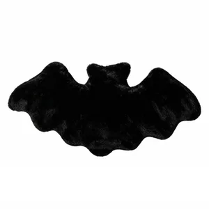 Halloweenowa poduszka w kształcie nietoperza Halloweenowe nietoperze Pluszowa poduszka Furry Bat Pluszowe poduszki na Halloween Dekoracyjna domowa rozkładana sofa