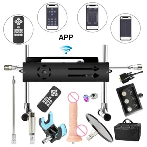 200W Turbo Gear Powerful Sex Machine F21S 1-15cm Telescopic Length Love Machine with Dildo for Adults Masturbation