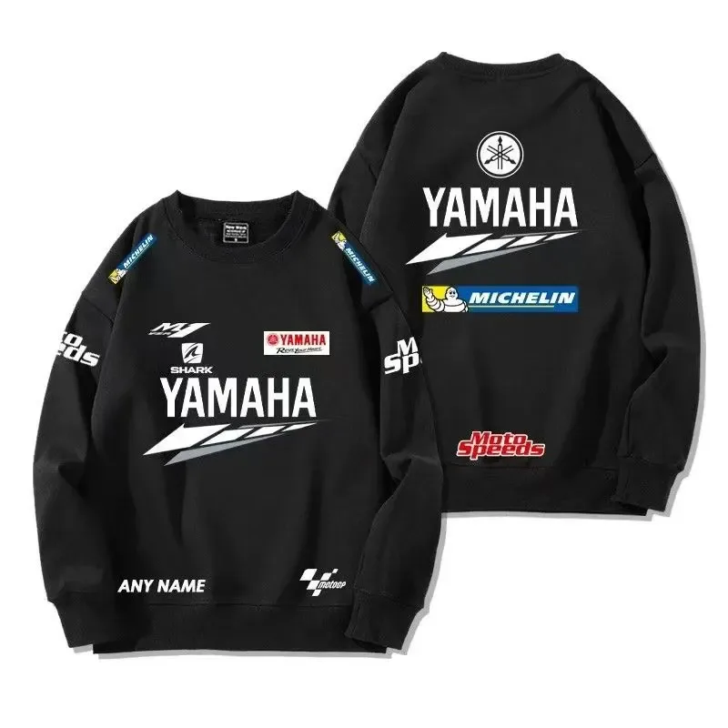 Yamaha 2026 Spring outdoor street cotton men's hooded pullover long-sleeved motorcycle riding jacket loose women's sportswear GP